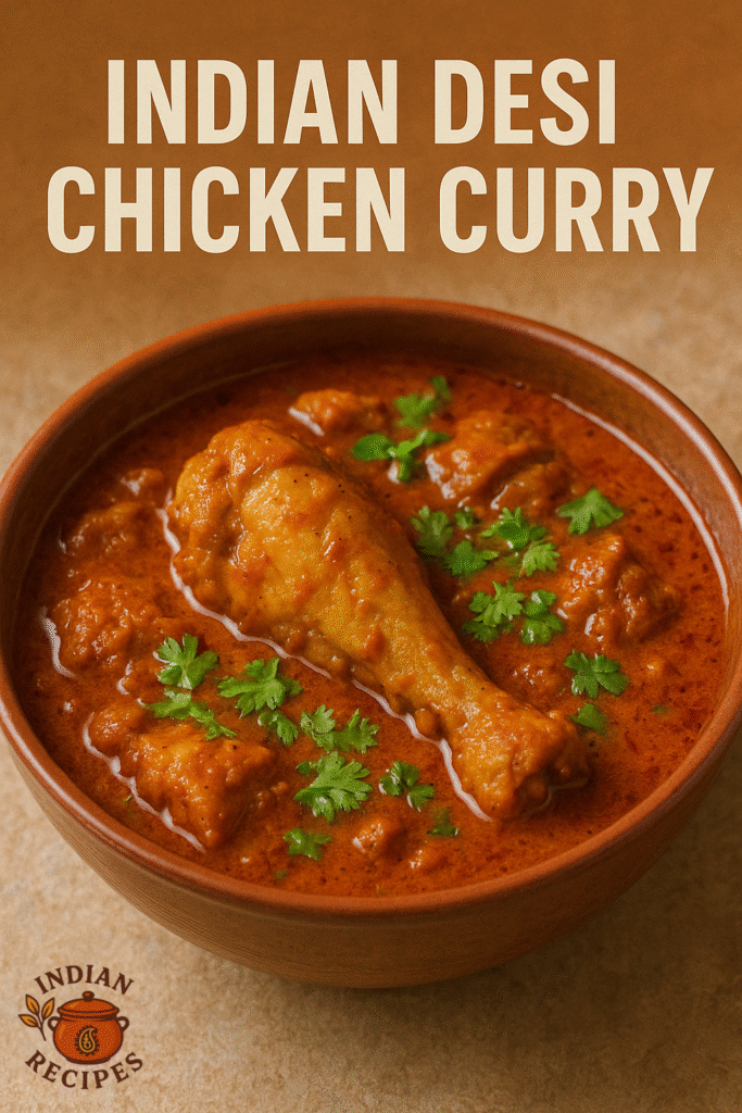 Indian desi chicken curry