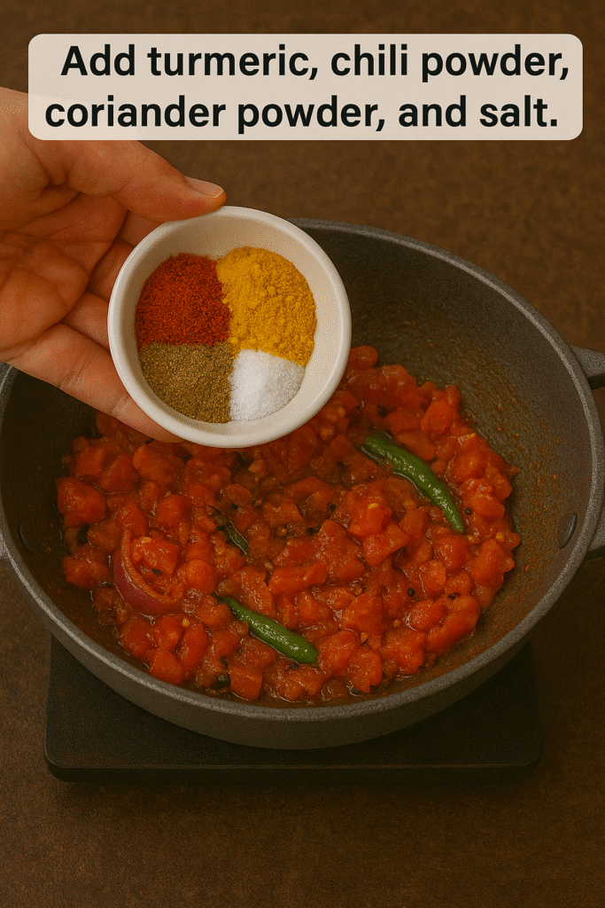 Spices for a Tomato Dish