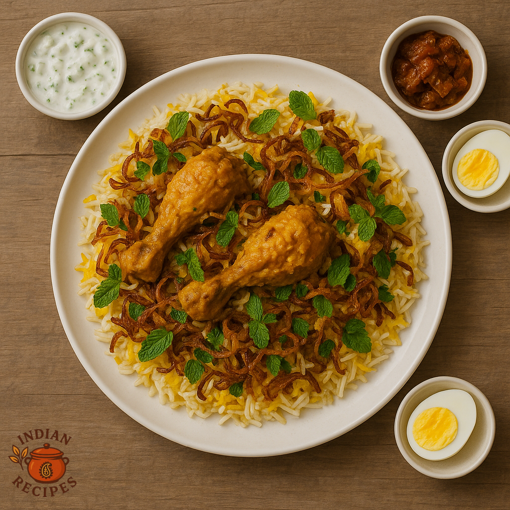 Indian Desi Chicken Biryani